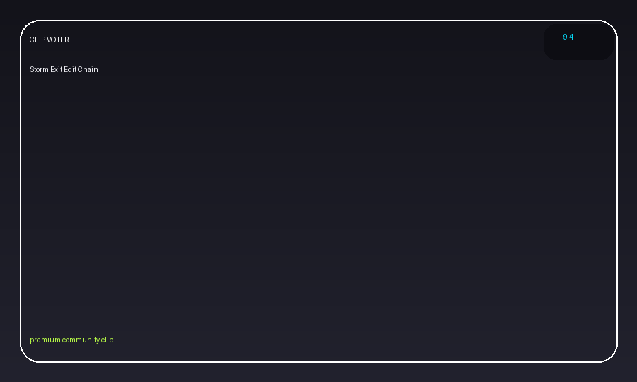 Storm Exit Edit Chain